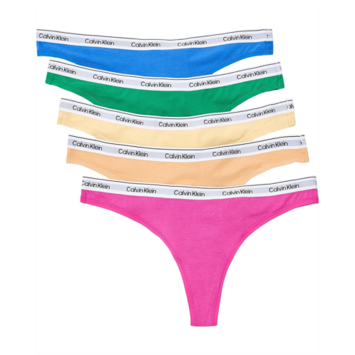 Calvin Klein Underwear Icon Logo Thong 5-Pack