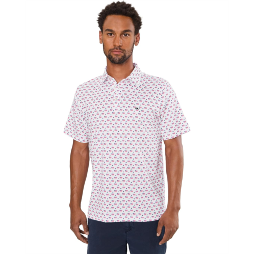 Mens Vineyard Vines Printed Sankaty Polo