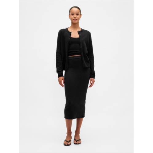 Gap CashSoft Stretch Midi Skirt