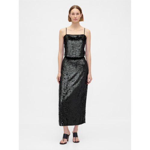 Gap Sequin Maxi Skirt