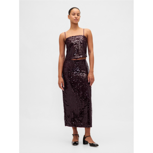 Gap Sequin Maxi Skirt