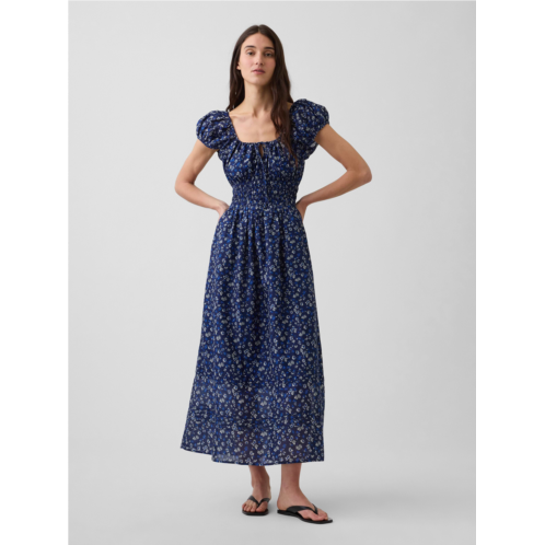Gap Voile Smocked Waist Maxi Dress
