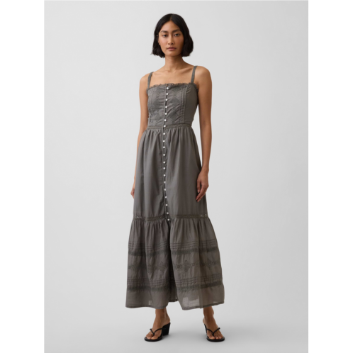 Gap Eyelet Tiered Maxi Dress