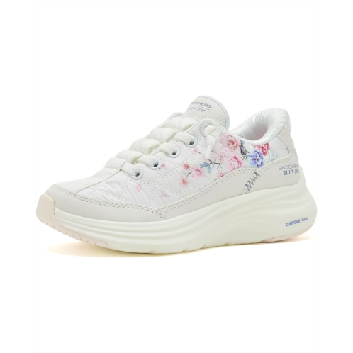 Girls SKECHERS KIDS Hands Free Slip-Ins-Contour Foam - Gentle Bloom 304104L (Little Kid/Big Kid)