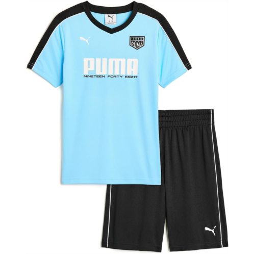 Boys PUMA Kids Graphic T-Shirt & Interlock Short Set (Little Kid/Big Kid)