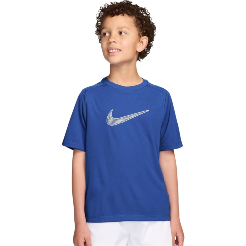 Boys Nike Kids Dri-FIT Multi Short Sleeve Top Hybrid (Little Kid/Big Kid)