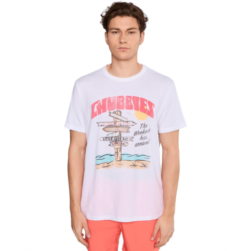 Mens Chubbies The Fork In The Road (non Pocket Graphic T-shirt)