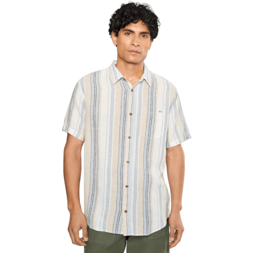 Mens Billabong All Day Stripe Short Sleeve