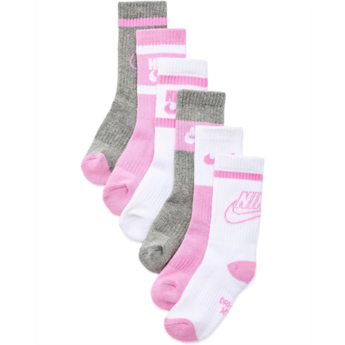 Boys Nike Kids Retro 6-pack Crew Socks (Toddler/Little Kid/Big Kid)