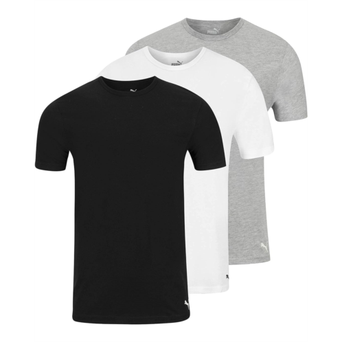 Mens PUMA 3 Pack Crew Neck T-Shirts