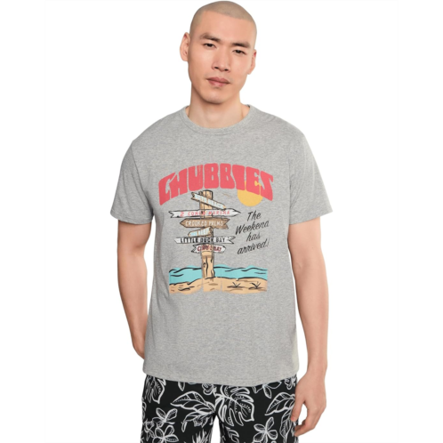 Mens Chubbies The Fork In The Road (non Pocket Graphic T-shirt)