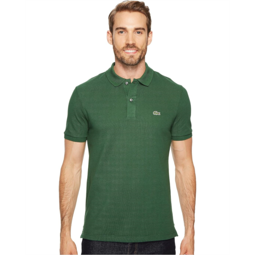 Mens Lacoste Short Sleeve Slim Fit Pique Polo