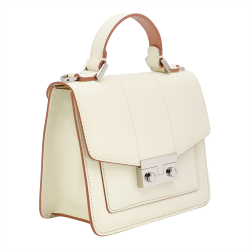CLAUDIO CIVITICO ivory crossbody & shoulder bag