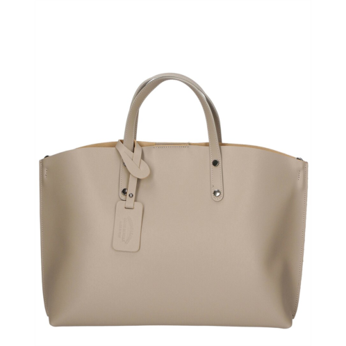 Chiara Ferretti leather shopper tote