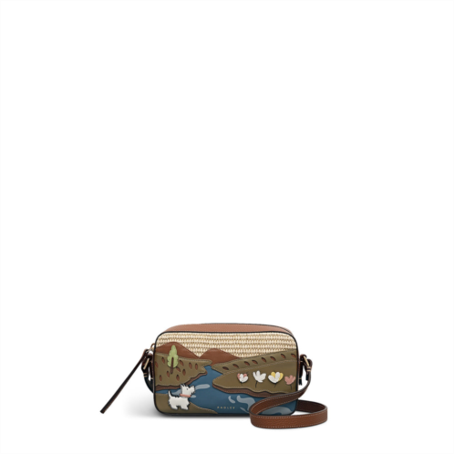 Radley spring daze mini zip around crossbody bag