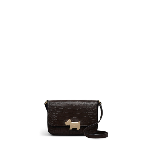 Radley percy grove - faux croc medium flapover crossbody bag