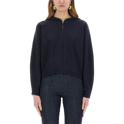 Theory knit sweatshirt with zipper