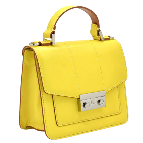 CLAUDIO CIVITICO yellow crossbody & shoulder bag