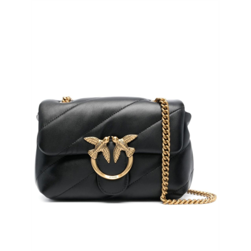 PINKO love puff mini quilted leather satchel