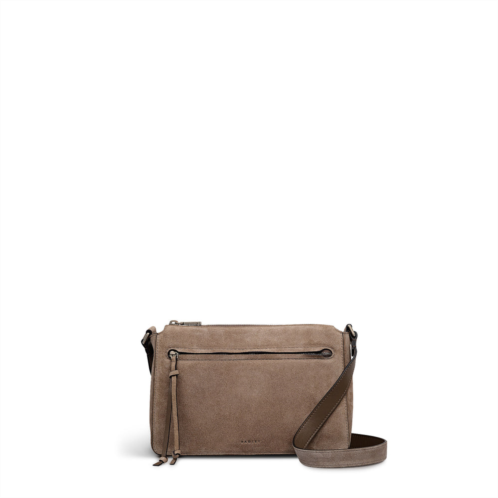 Radley fountain park - suede small ziptop crossbody bag