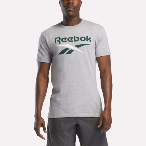 Reebok Mens Stacked Vector Graphic T-Shirt
