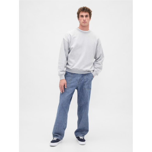 Gap Heavyweight Chambray Baggy Trouser Jeans