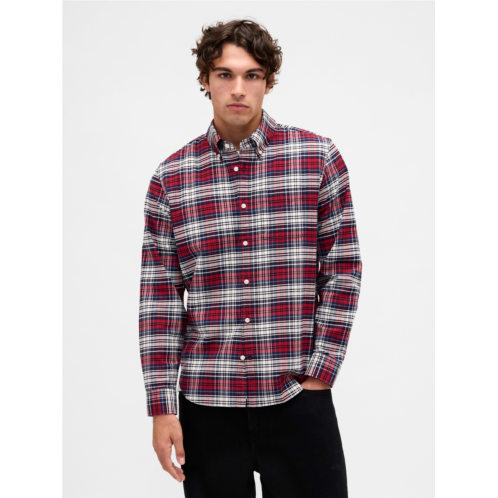 Gap Plaid Oxford Button-Down Shirt