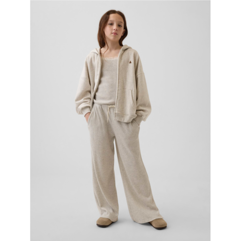 Gap Kids Waffle Relaxed Easy Wide-Leg Pants