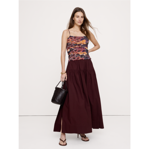 Bananarepublic Ruched Mesh Tank