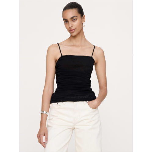 Bananarepublic Ruched Mesh Tank