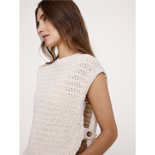 Bananarepublic Open Side-Button Sweater Vest