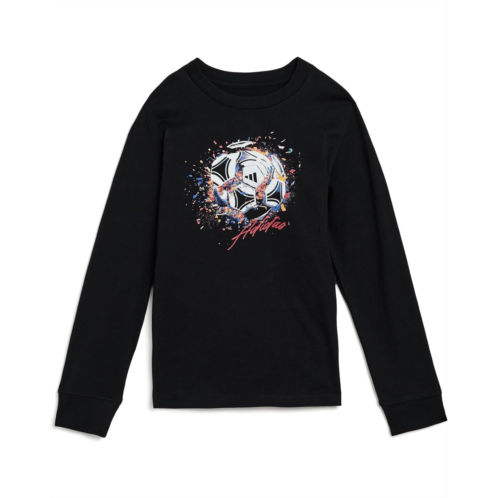 Boys adidas Kids Long Sleeve Sport Graphic Tee (Toddler/Little Kid)