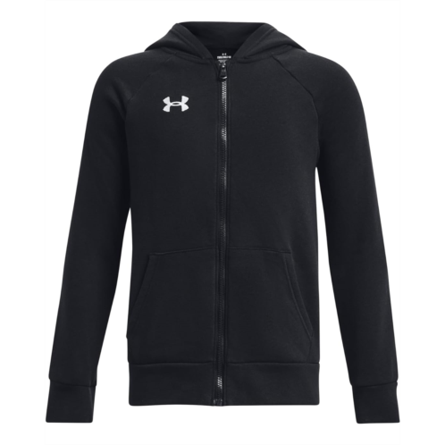 Boys Under Armour Kids Rival Fleece Full Zip Hoodie (Big Kid)