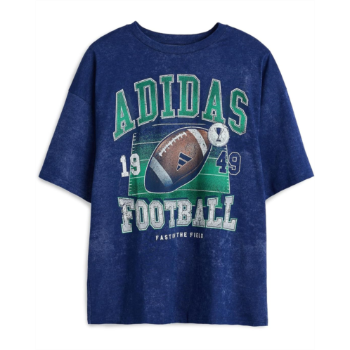 Boys adidas Kids AOP Football Wash Tee (Big Kid)