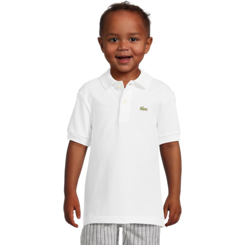 Boys Lacoste Kids L1812 Short Sleeve Classic Pique Polo (Toddler/Little Kids/Big Kids)