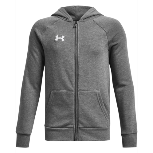 Boys Under Armour Kids Rival Fleece Full Zip Hoodie (Big Kid)