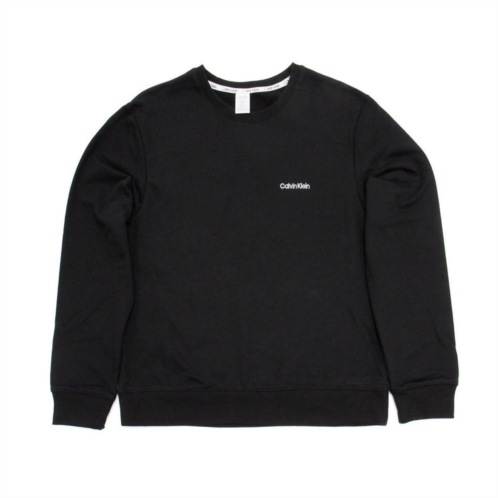 CALVIN KLEIN womens modern cotton lounge sweatshirt in black