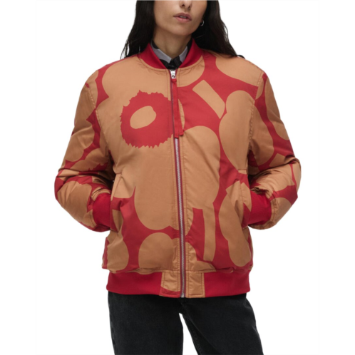 Marimekko blossa unikko padded coat