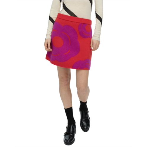 Marimekko lovea tumma wool & mohair-blend skirt