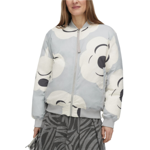 Marimekko blossa tumma padded coat