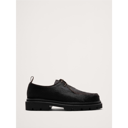 Bananarepublic Italian Haircalf Leather Derby Shoe