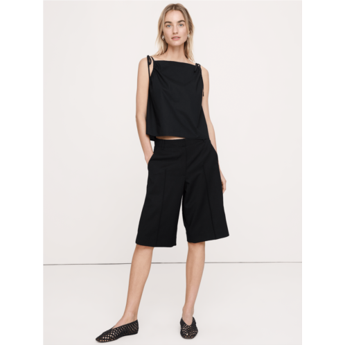 Bananarepublic Cotton Poplin Tie-Strap Tank