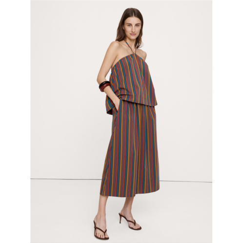 Bananarepublic Cotton Poplin Halter Top