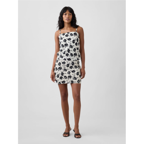 Gap Linen-Blend Mini Skirt