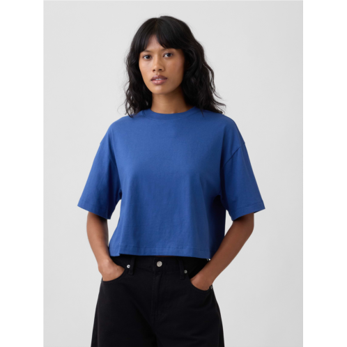 Gap Relaxed Cropped Crewneck T-Shirt