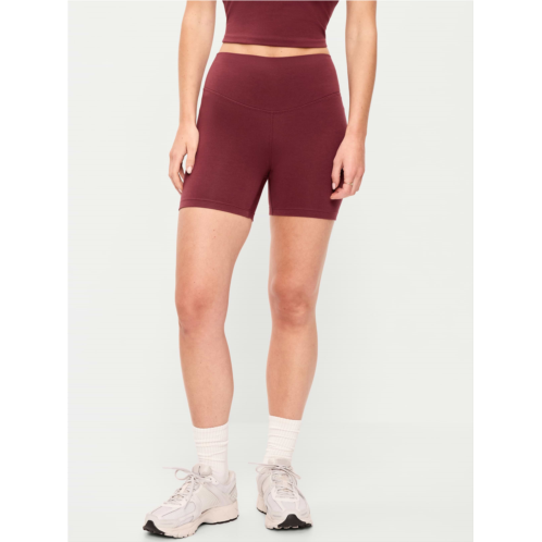 OldNavy High-Waisted PowerChill Biker Shorts -- 5-inch inseam