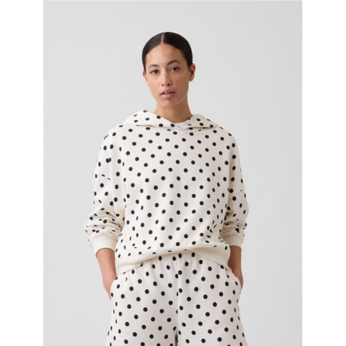 Relaxed Gap Mini-Logo Cropped Hoodie