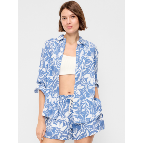 OldNavy Open-Back Button-Down Shirt