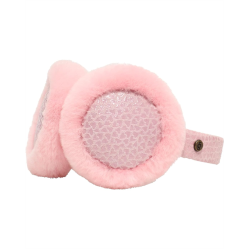 UGG Kids Pink Hearts Earmuff (Toddler/Little Kids)