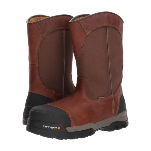 Mens Carhartt 10 Waterproof Comp Toe Pull-On Work Boots